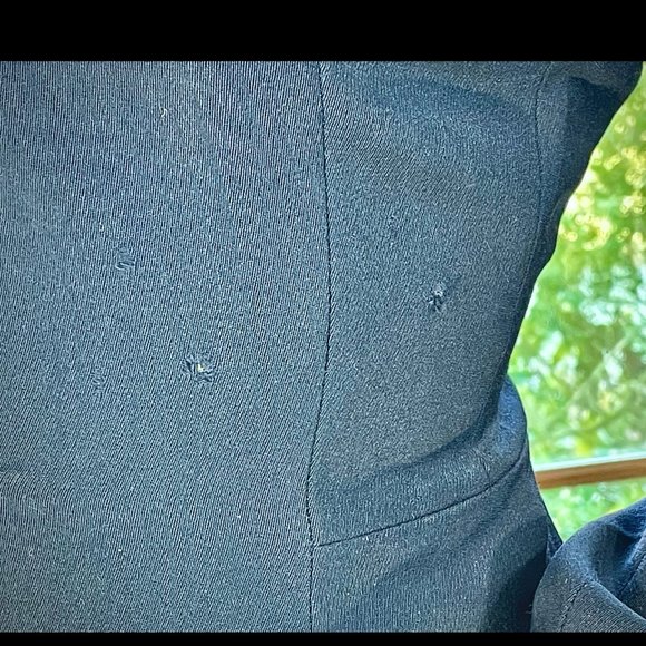 ▪️VTG▪️FORSTMANN▪️1940's 1950's 2-Piece Navy Blue Tailored Wool Skirt Suit - Picture 9 of 15